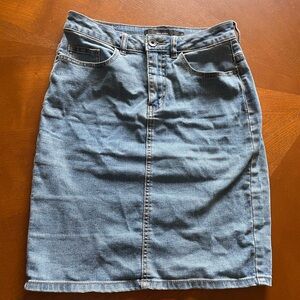 Vero Moda Light Blue Denim Jean Skirt